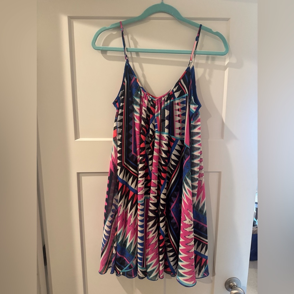 Express Multicolor Patterned Dress
